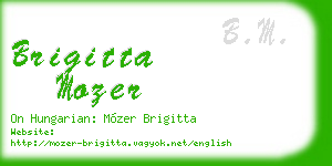 brigitta mozer business card